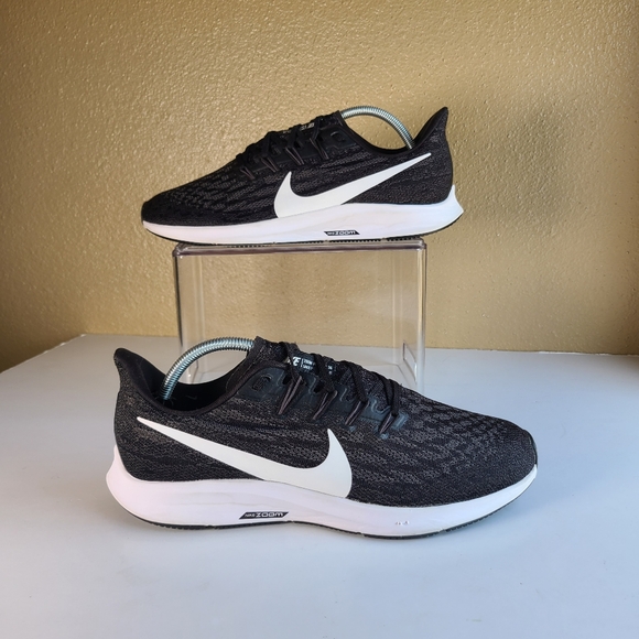 Nike Air Zoom Pegasus 36 Running Shoes Black White MEN size 10 main image 4